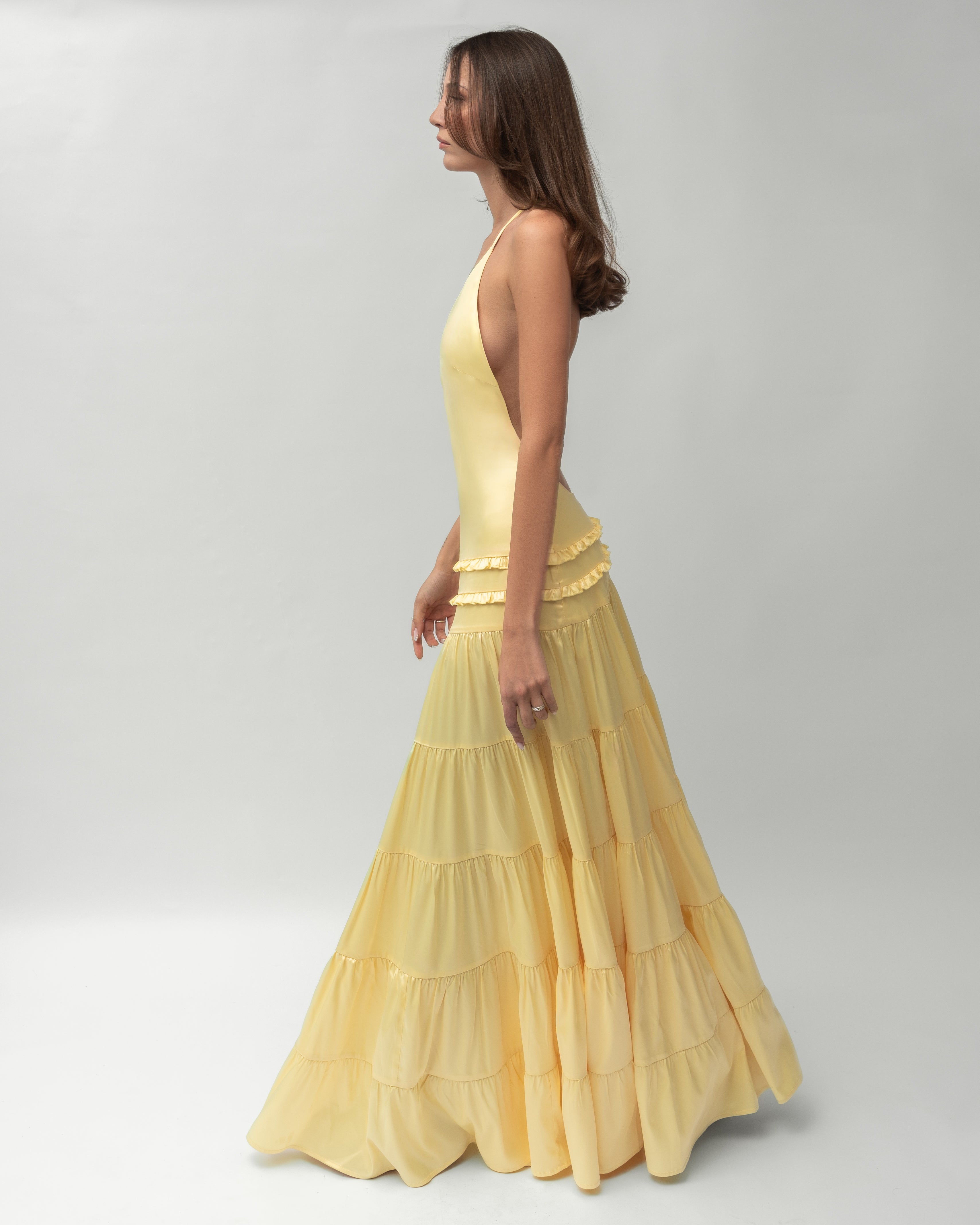 Athena Yellow Dress