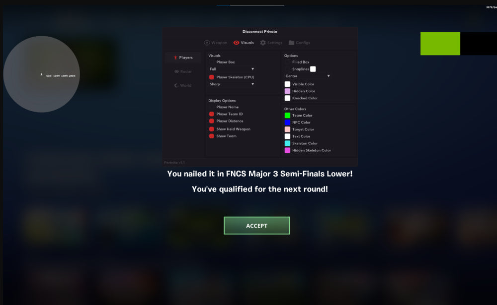 Fortnite Disconnect External (BEST FN CHAIR)