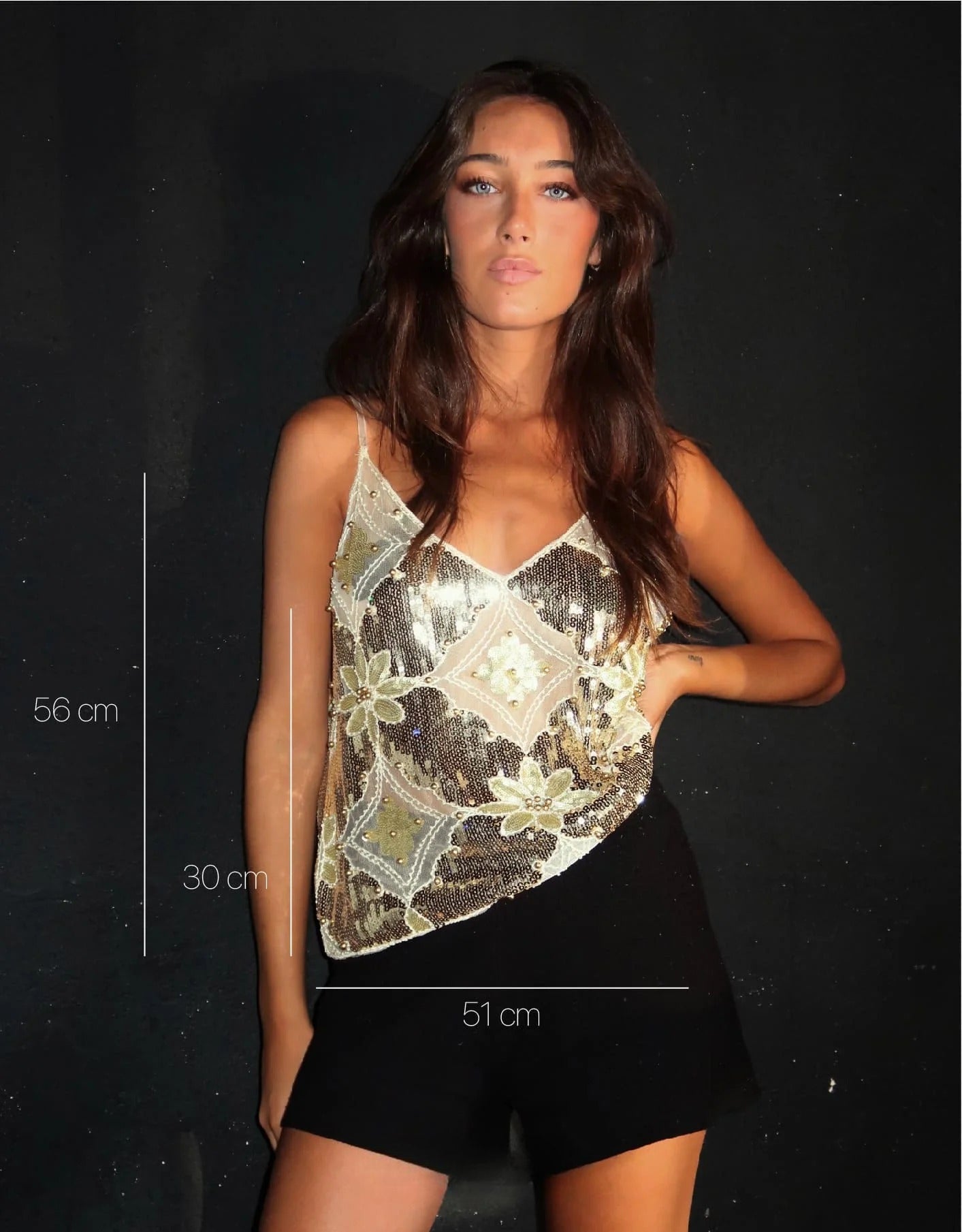 Venecia Embellished Top