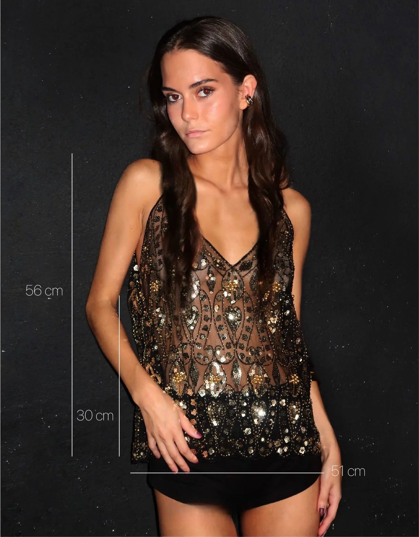 Cristina Embellished Top